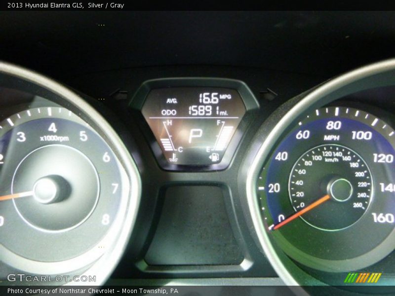 Silver / Gray 2013 Hyundai Elantra GLS
