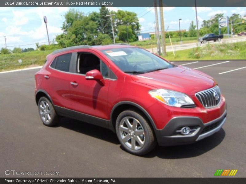 Ruby Red Metallic / Ebony 2014 Buick Encore Leather AWD