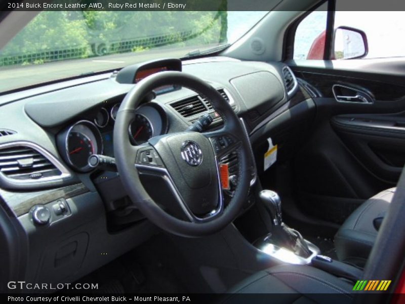 Ruby Red Metallic / Ebony 2014 Buick Encore Leather AWD
