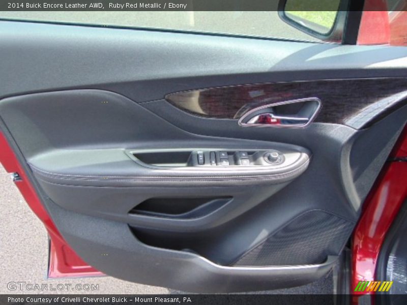 Ruby Red Metallic / Ebony 2014 Buick Encore Leather AWD