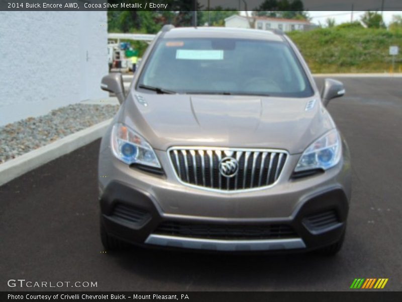 Cocoa Silver Metallic / Ebony 2014 Buick Encore AWD