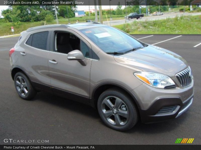 Cocoa Silver Metallic / Ebony 2014 Buick Encore AWD