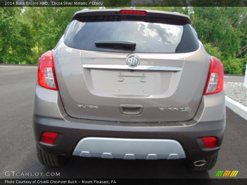 Cocoa Silver Metallic / Ebony 2014 Buick Encore AWD