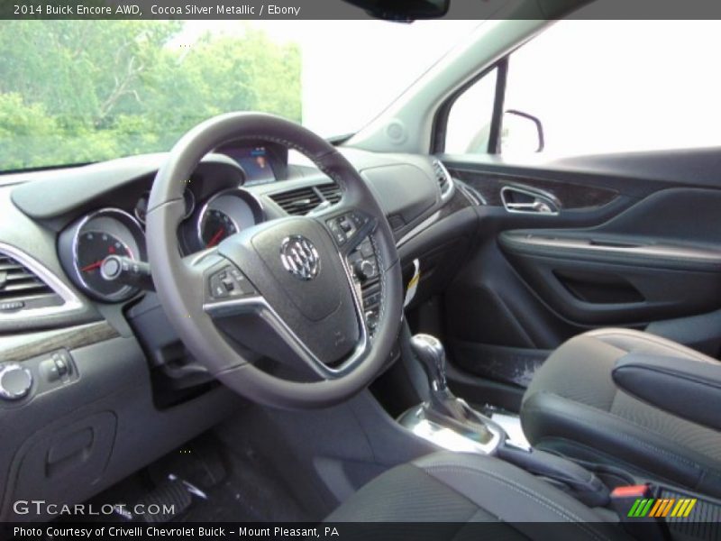 Cocoa Silver Metallic / Ebony 2014 Buick Encore AWD
