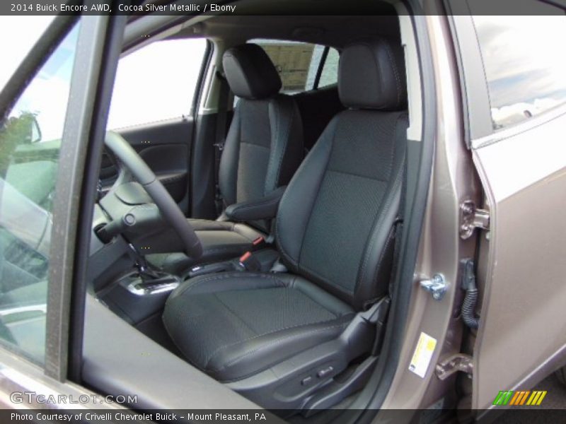 Cocoa Silver Metallic / Ebony 2014 Buick Encore AWD