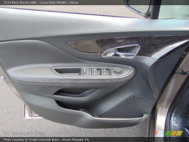 Cocoa Silver Metallic / Ebony 2014 Buick Encore AWD