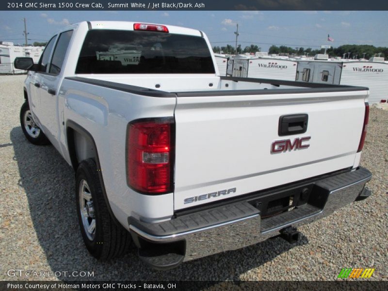 Summit White / Jet Black/Dark Ash 2014 GMC Sierra 1500 Crew Cab