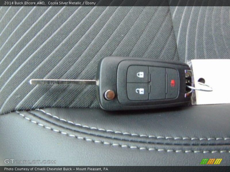 Cocoa Silver Metallic / Ebony 2014 Buick Encore AWD