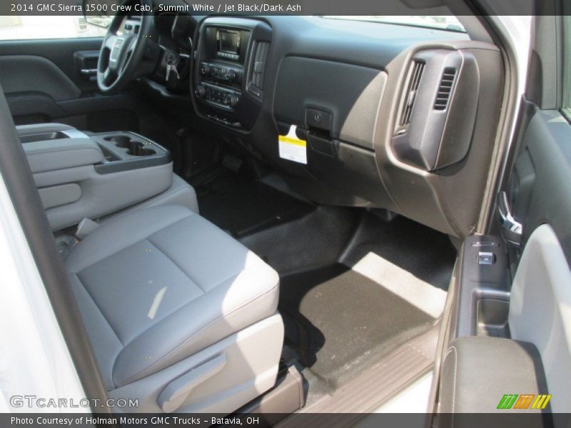 Summit White / Jet Black/Dark Ash 2014 GMC Sierra 1500 Crew Cab