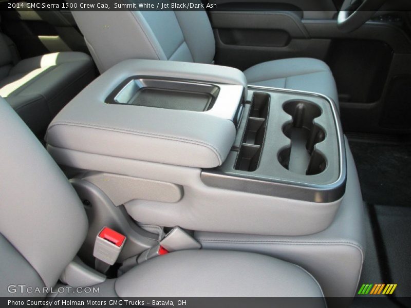 Summit White / Jet Black/Dark Ash 2014 GMC Sierra 1500 Crew Cab