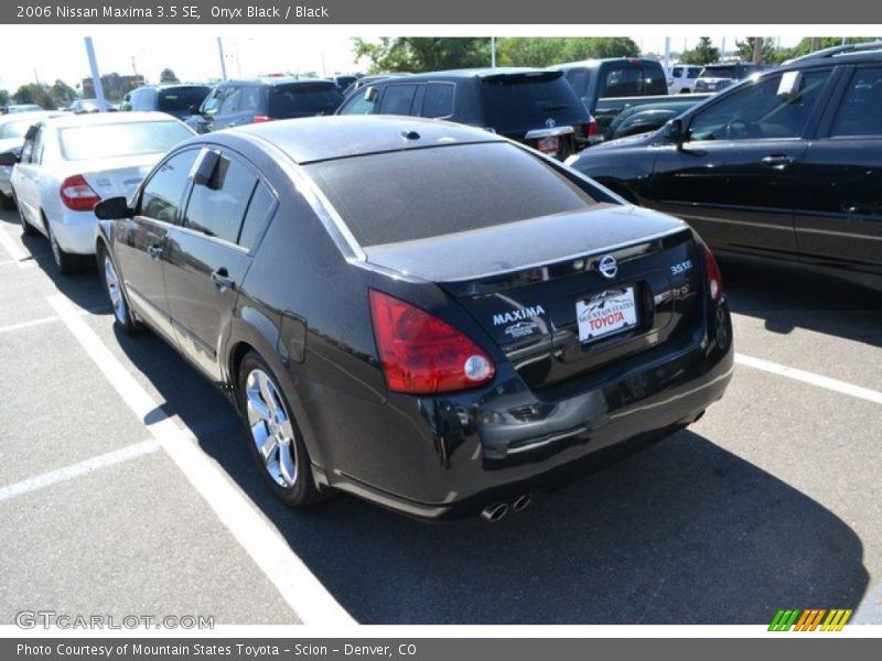 Onyx Black / Black 2006 Nissan Maxima 3.5 SE