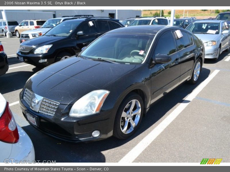 Onyx Black / Black 2006 Nissan Maxima 3.5 SE