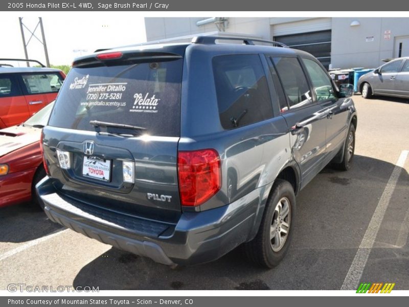 Sage Brush Pearl / Gray 2005 Honda Pilot EX-L 4WD