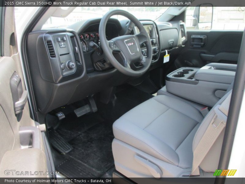 Summit White / Jet Black/Dark Ash 2015 GMC Sierra 3500HD Work Truck Regular Cab Dual Rear Wheel
