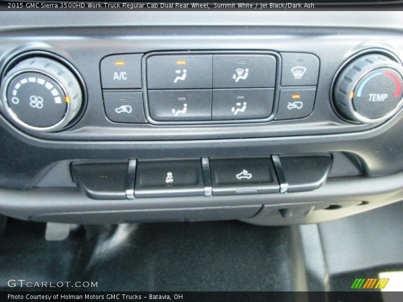 Summit White / Jet Black/Dark Ash 2015 GMC Sierra 3500HD Work Truck Regular Cab Dual Rear Wheel