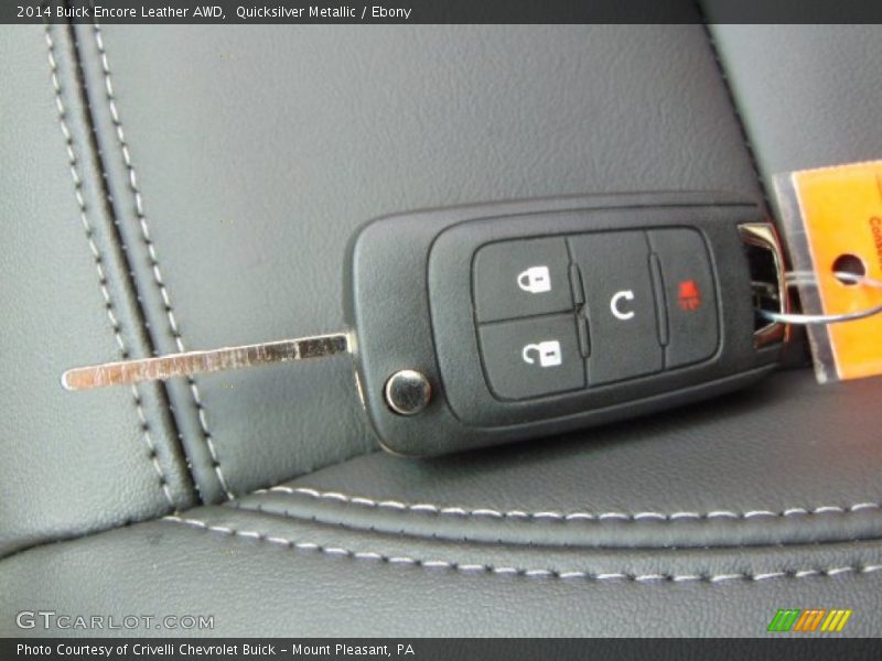 Quicksilver Metallic / Ebony 2014 Buick Encore Leather AWD