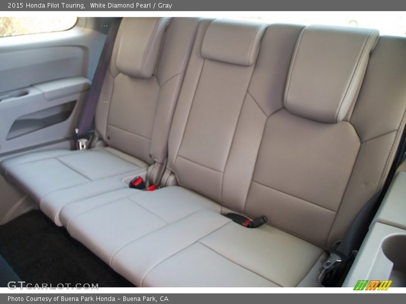 White Diamond Pearl / Gray 2015 Honda Pilot Touring