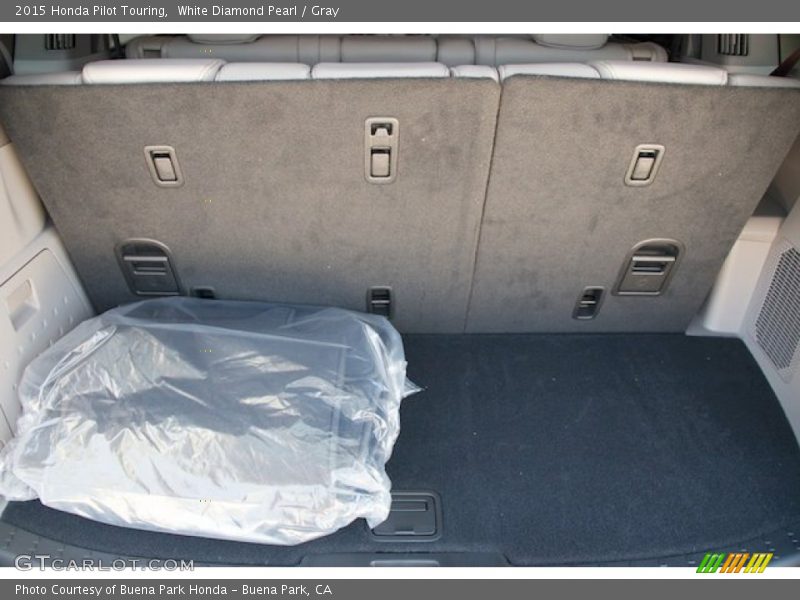 White Diamond Pearl / Gray 2015 Honda Pilot Touring