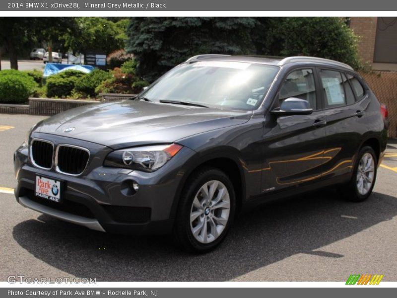 Mineral Grey Metallic / Black 2014 BMW X1 xDrive28i