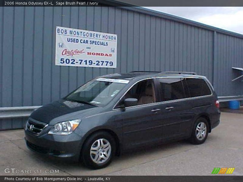 Sage Brush Pearl / Ivory 2006 Honda Odyssey EX-L
