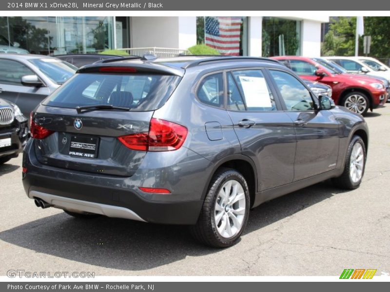 Mineral Grey Metallic / Black 2014 BMW X1 xDrive28i