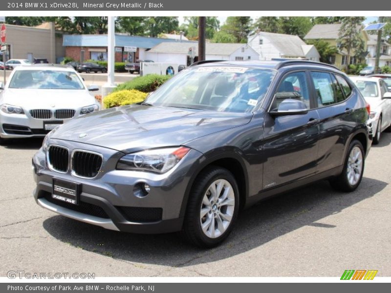 Mineral Grey Metallic / Black 2014 BMW X1 xDrive28i