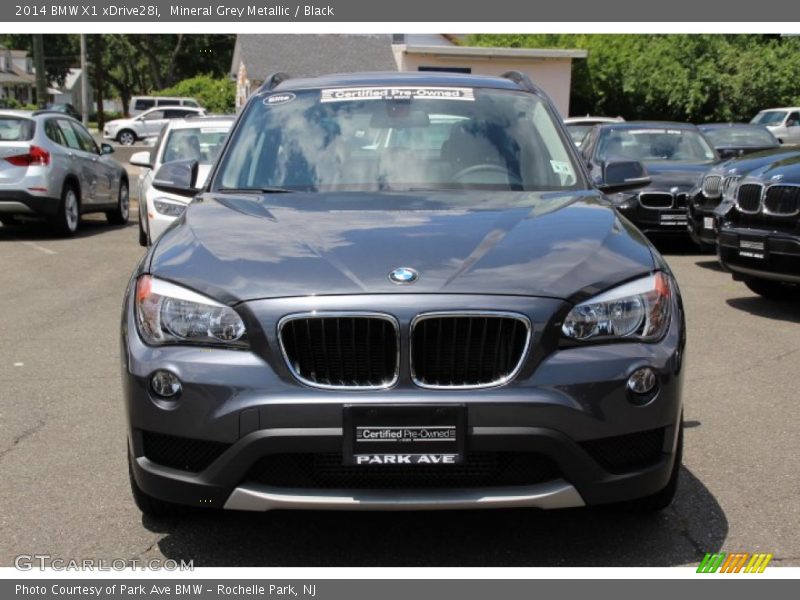 Mineral Grey Metallic / Black 2014 BMW X1 xDrive28i