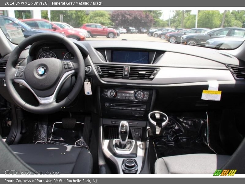 Mineral Grey Metallic / Black 2014 BMW X1 xDrive28i