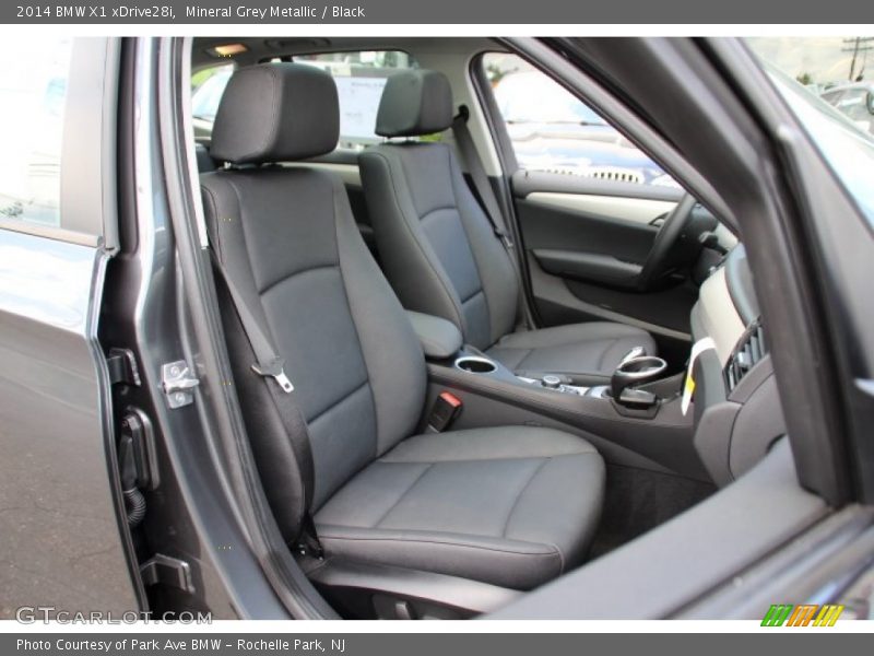 Mineral Grey Metallic / Black 2014 BMW X1 xDrive28i