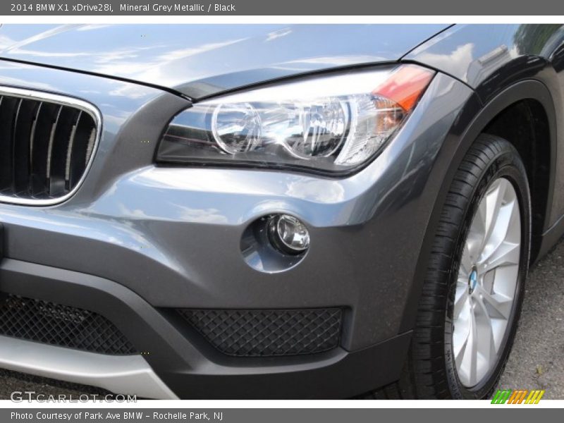 Mineral Grey Metallic / Black 2014 BMW X1 xDrive28i