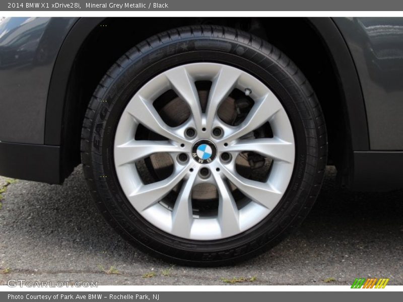 Mineral Grey Metallic / Black 2014 BMW X1 xDrive28i