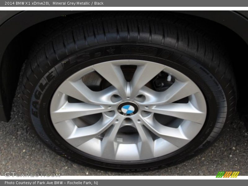 Mineral Grey Metallic / Black 2014 BMW X1 xDrive28i