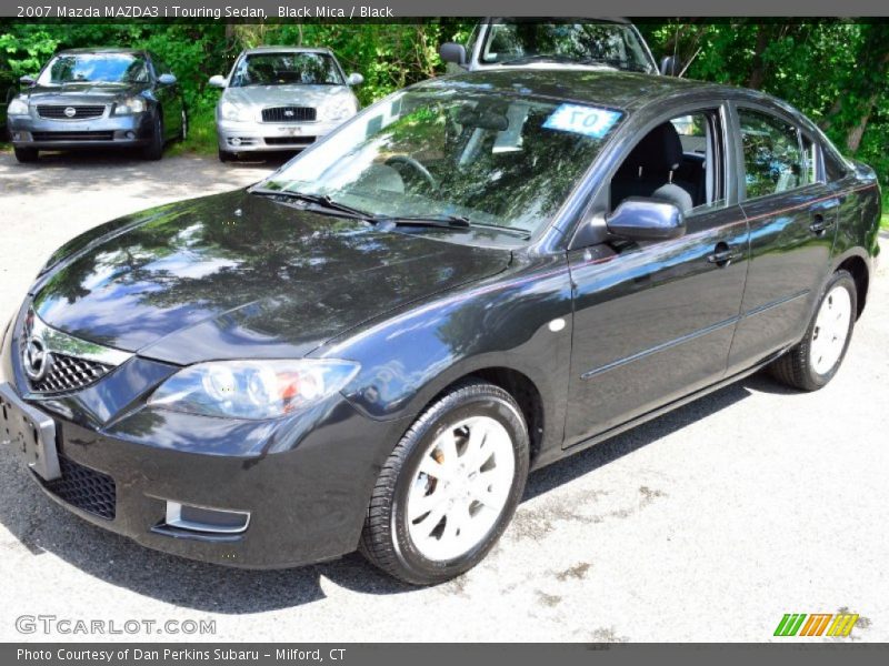 Black Mica / Black 2007 Mazda MAZDA3 i Touring Sedan
