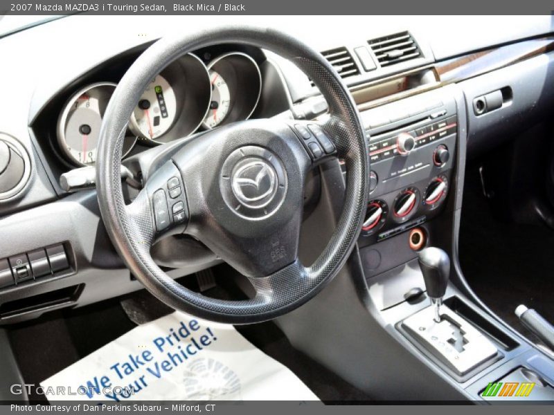 Black Mica / Black 2007 Mazda MAZDA3 i Touring Sedan