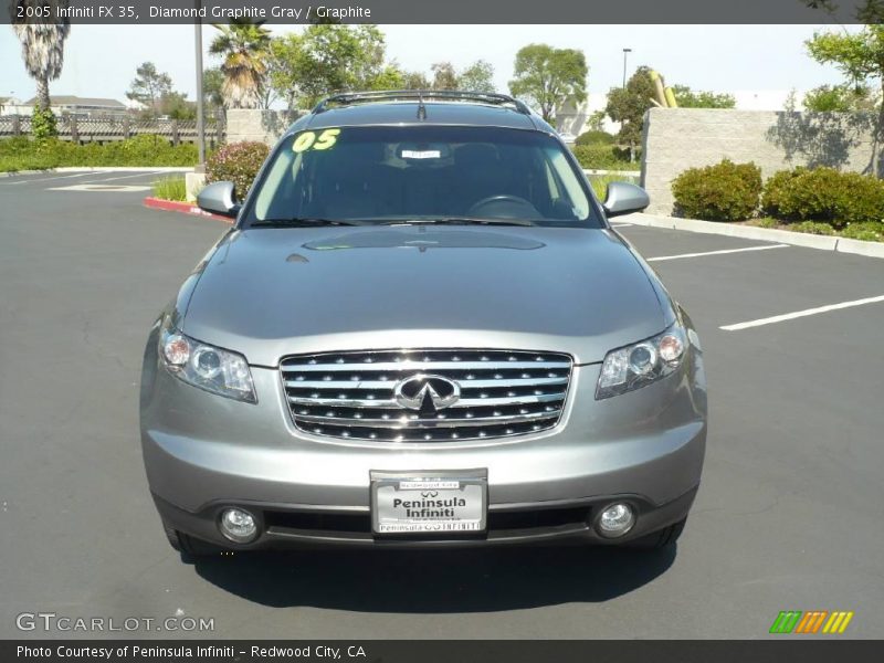 Diamond Graphite Gray / Graphite 2005 Infiniti FX 35