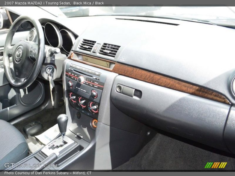 Black Mica / Black 2007 Mazda MAZDA3 i Touring Sedan