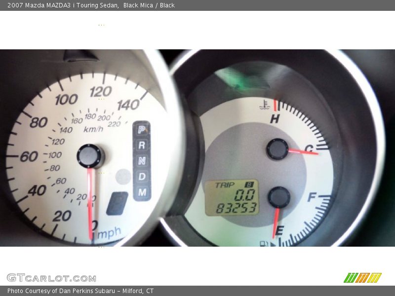 Black Mica / Black 2007 Mazda MAZDA3 i Touring Sedan