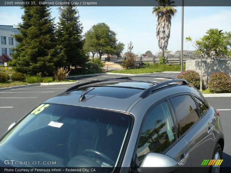 Diamond Graphite Gray / Graphite 2005 Infiniti FX 35