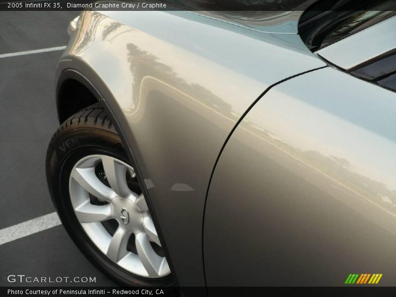 Diamond Graphite Gray / Graphite 2005 Infiniti FX 35