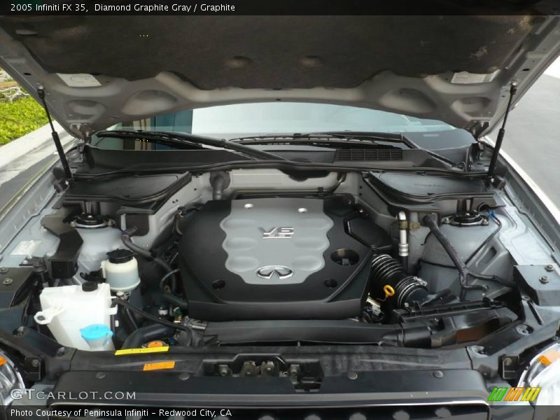 Diamond Graphite Gray / Graphite 2005 Infiniti FX 35