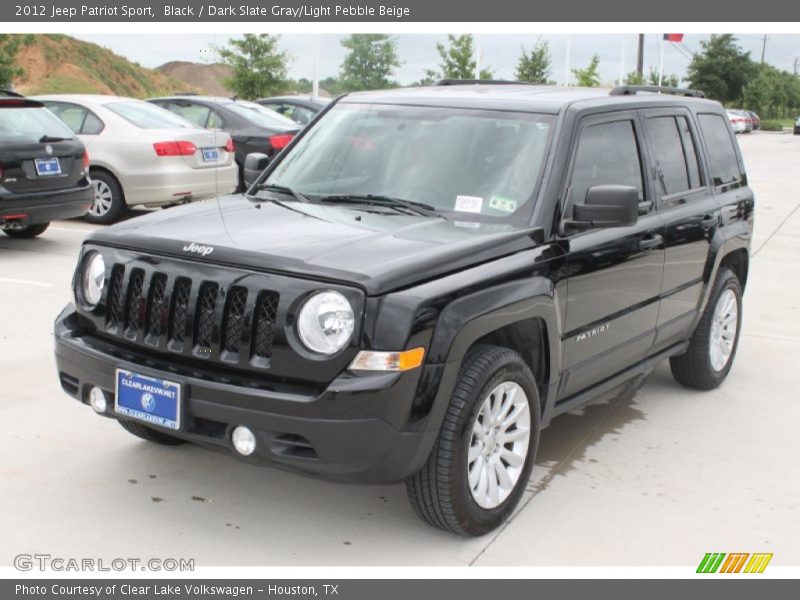 Black / Dark Slate Gray/Light Pebble Beige 2012 Jeep Patriot Sport