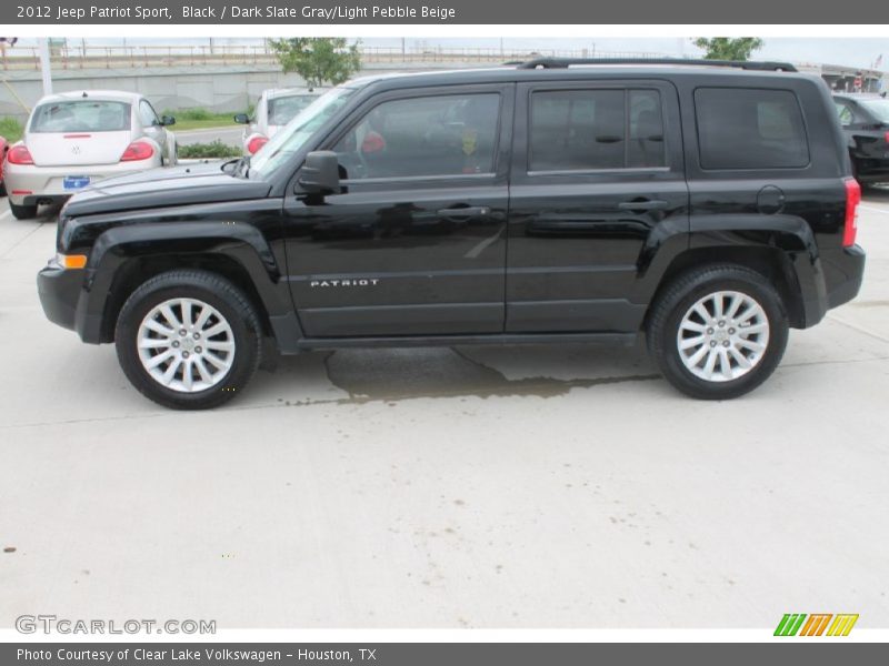 Black / Dark Slate Gray/Light Pebble Beige 2012 Jeep Patriot Sport