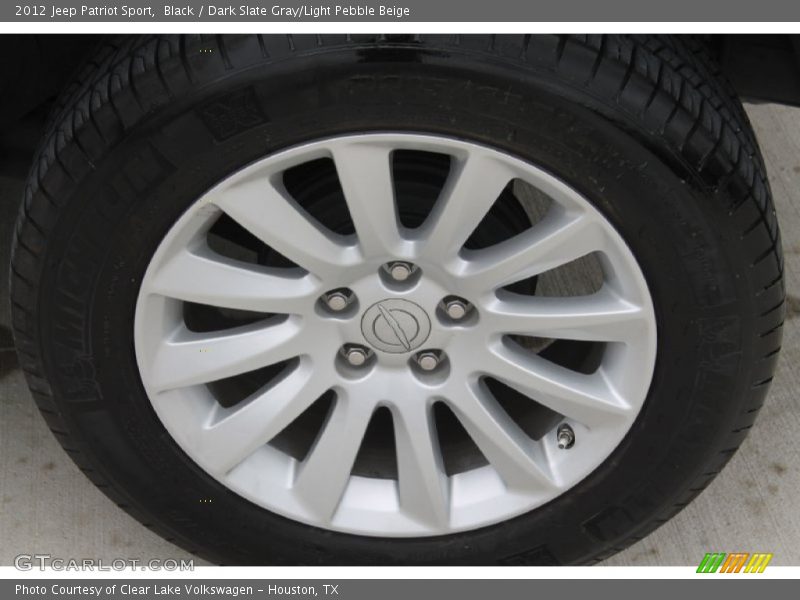 Black / Dark Slate Gray/Light Pebble Beige 2012 Jeep Patriot Sport