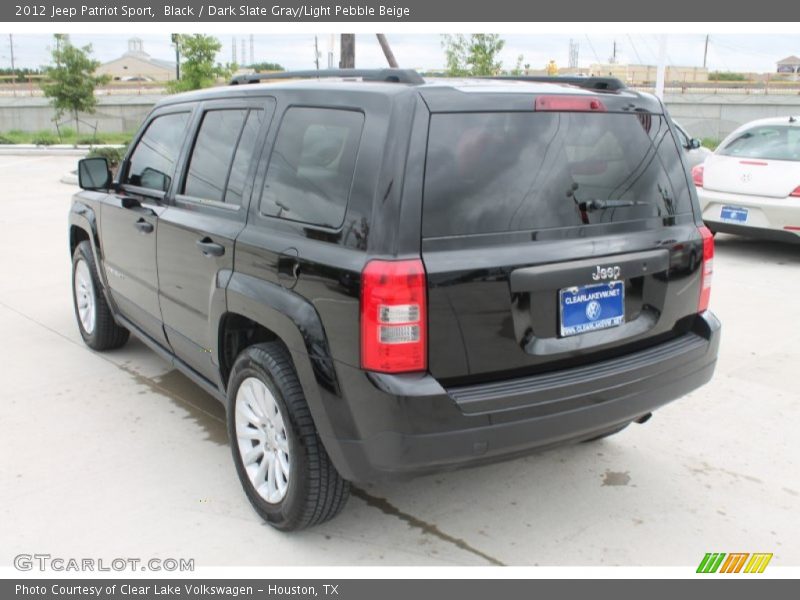 Black / Dark Slate Gray/Light Pebble Beige 2012 Jeep Patriot Sport
