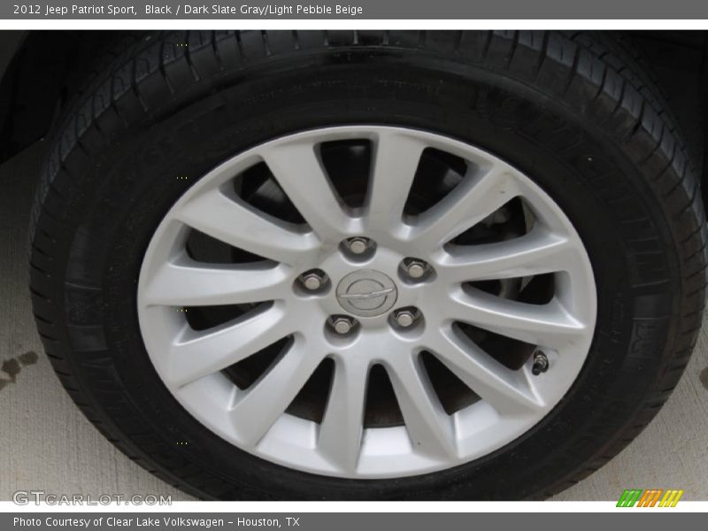Black / Dark Slate Gray/Light Pebble Beige 2012 Jeep Patriot Sport