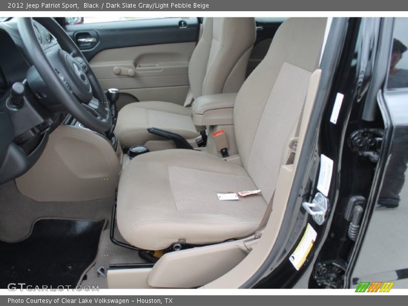 Black / Dark Slate Gray/Light Pebble Beige 2012 Jeep Patriot Sport