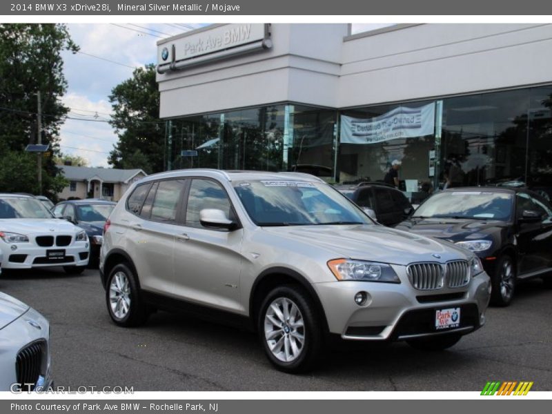 Mineral Silver Metallic / Mojave 2014 BMW X3 xDrive28i