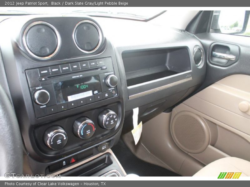 Black / Dark Slate Gray/Light Pebble Beige 2012 Jeep Patriot Sport