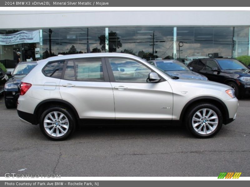 Mineral Silver Metallic / Mojave 2014 BMW X3 xDrive28i