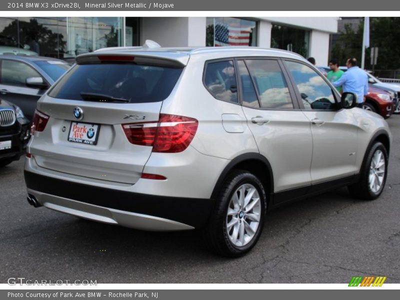 Mineral Silver Metallic / Mojave 2014 BMW X3 xDrive28i